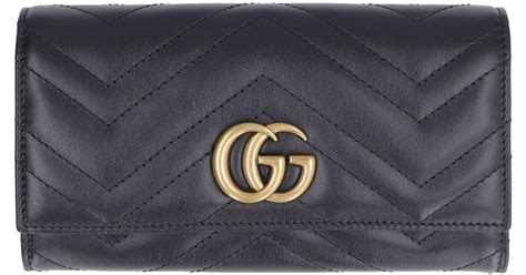 gucci petite marmont continental wallet|Gucci gg marmont wallet on chain.